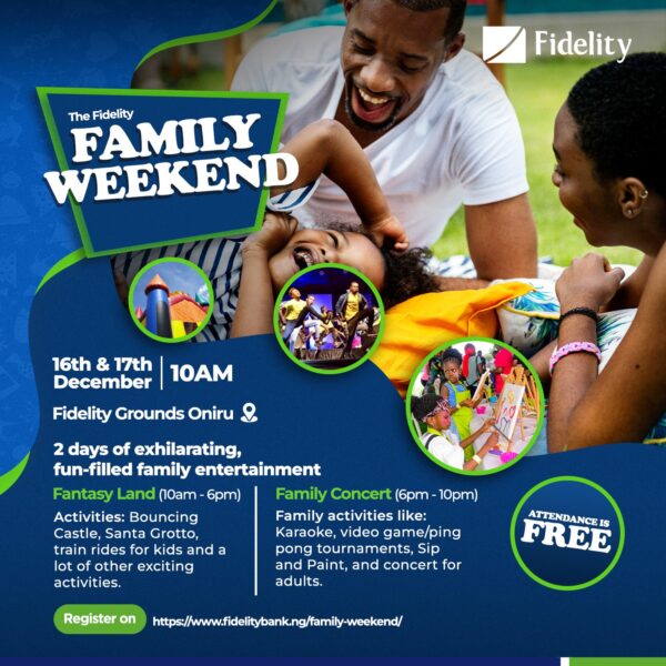 Fidelity Bank to Host 2 Days Family Entertainment