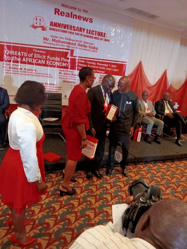 Awardees at the Real News Magazine 11th annual Anniversary