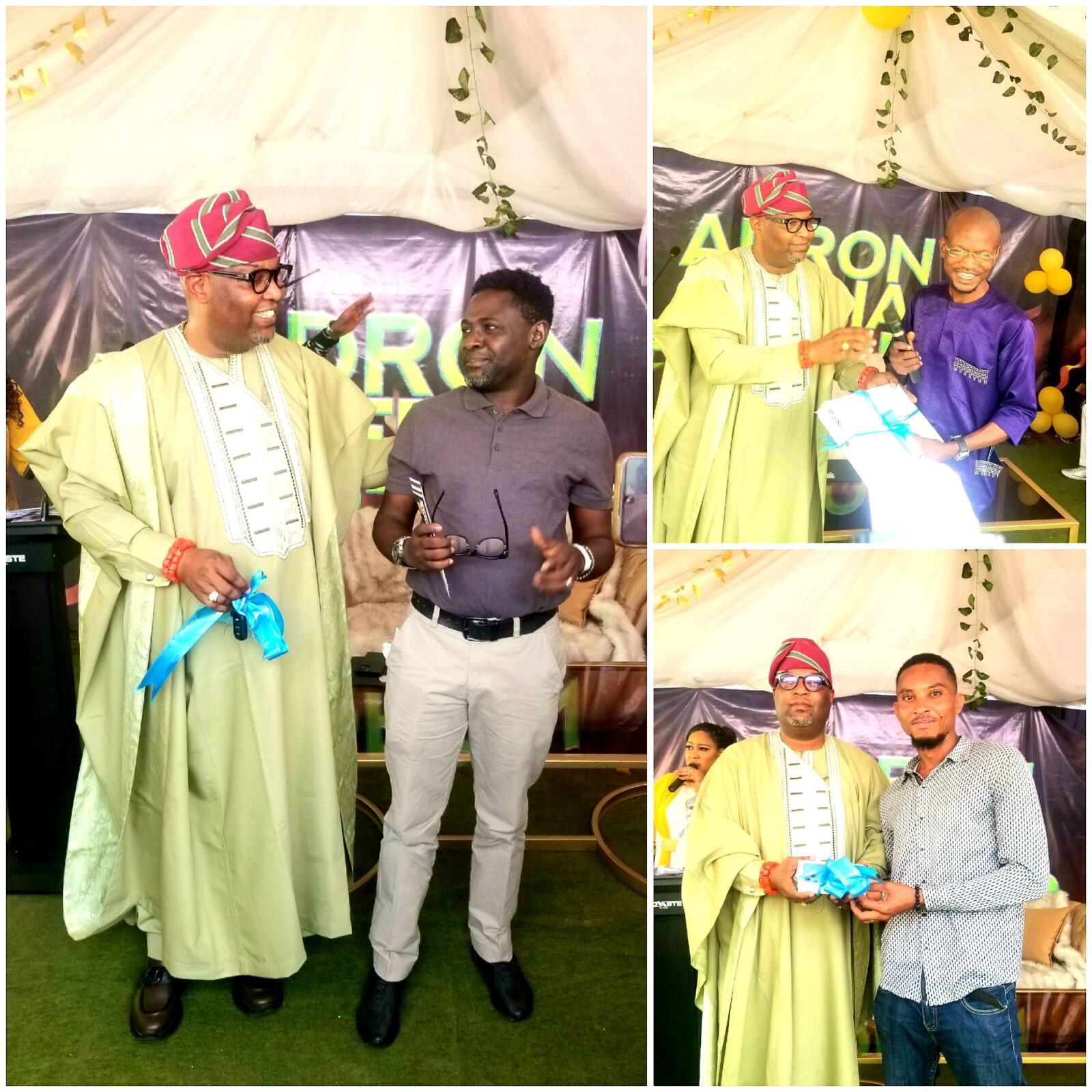 Adron Homes Surprises Media Partner with Car Gift