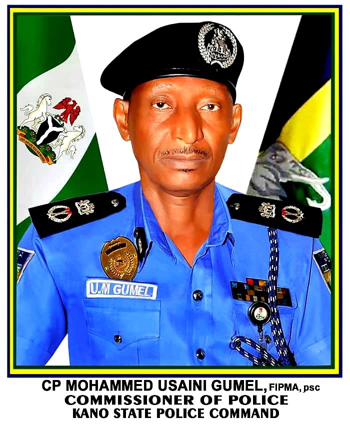 Kano State Commissioner of Police, CP Mohammed Usaini Gumel