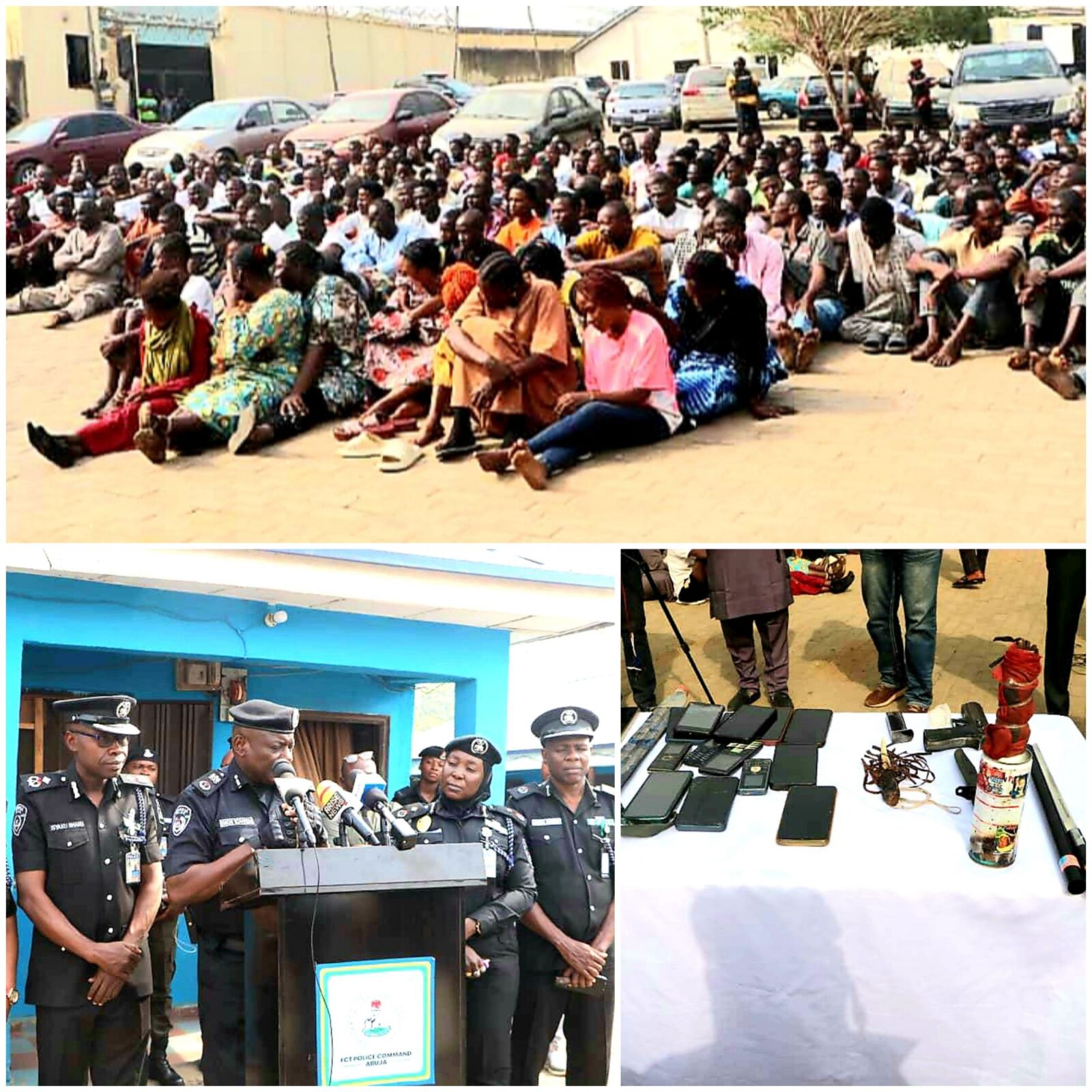 OPERATION VELVET: FCT POLICE RAIDS BLACK SPOT, ARREST 307 SUSPECTS.