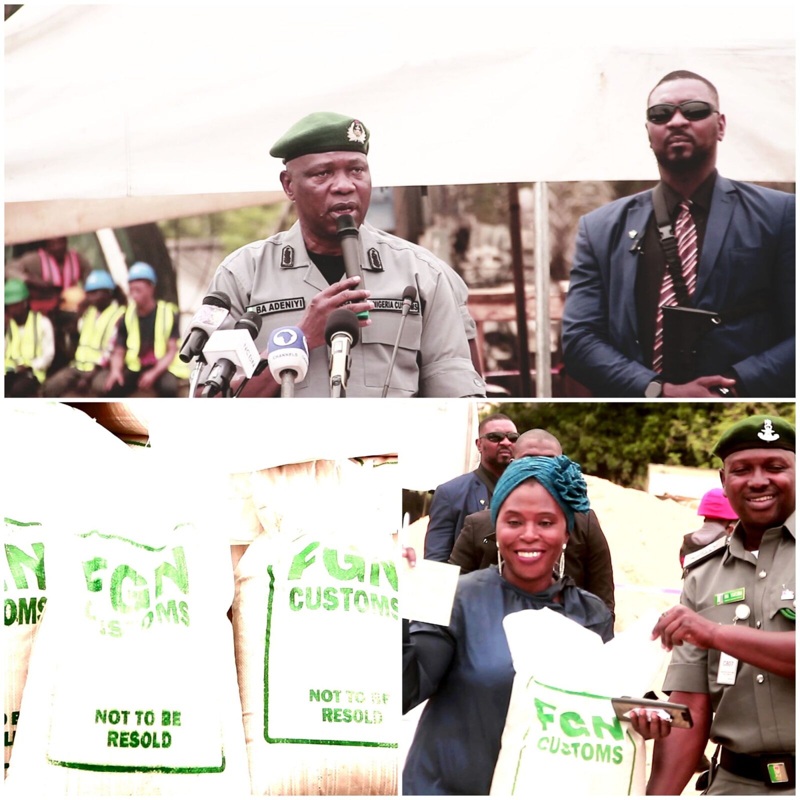 Nigeria Customs Service Distribution of Rice to Ease Food Security Challenges