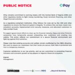 Opay responding to CBN