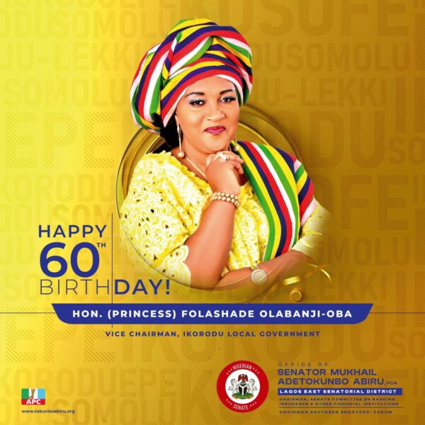 Abiru Celebrate Princess Folashade Olabanji-Oba @60