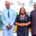 Sterling One Foundation: Photo caption: L-R: Senior Special Assistance to the Lagos State Governor, Ministry of Commerce, Cooperatives, Trades and Investment, Hauwa Adeeyo; United Nations Resident & Humanitarian Coordinator in Nigeria, Mohammed Malick Fall, Chief Executive Officer, Sterling One Foundation, Olapeju Ibekwe and Managing Director/CEO, Sterling Bank Limited, Abubakar Suleiman.