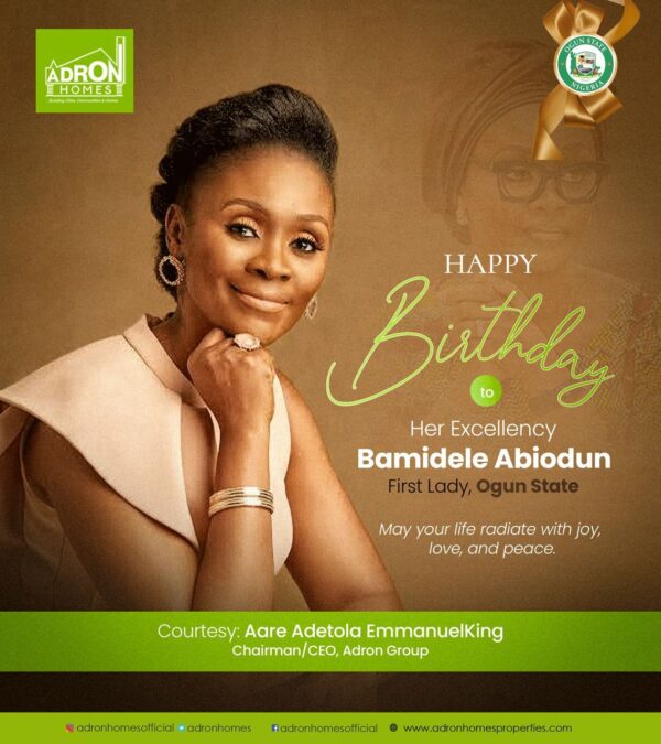 Ogun State First Lady, Mrs. Bamidele Abiodun