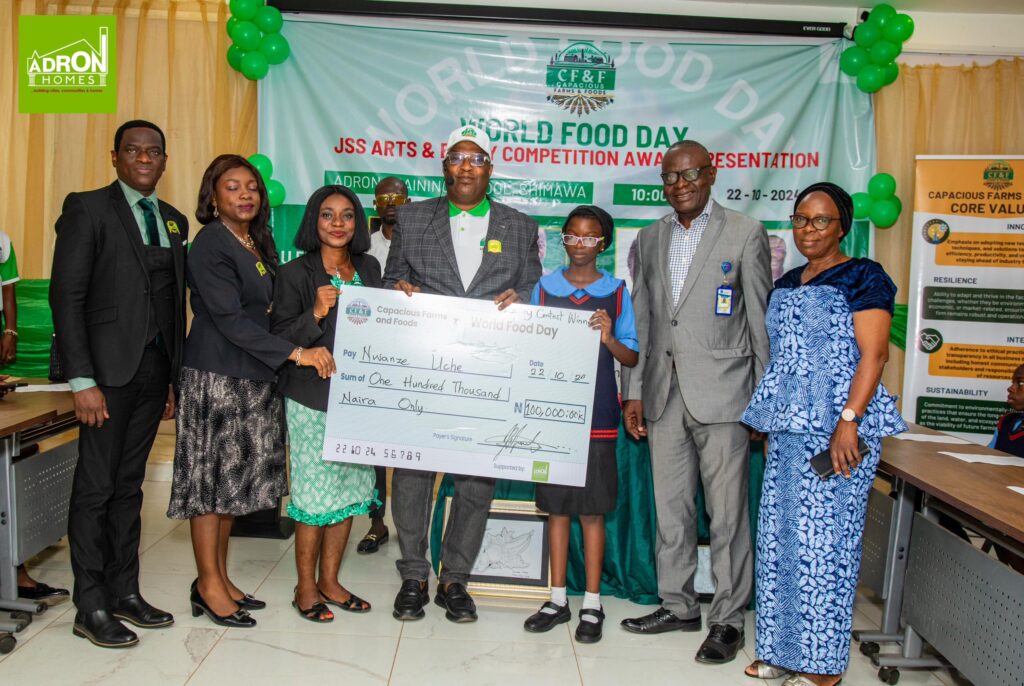 World Food Day: Capacious Farms and Adron Homes Celebrate With JSS Arts & Essay Contest, Award Top 5 Schools | ClipTv Online