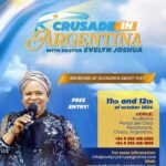 LIKE A METEOR, EVELYN JOSHUA CRUSADE LIGHTENS LATIN AMERICA.