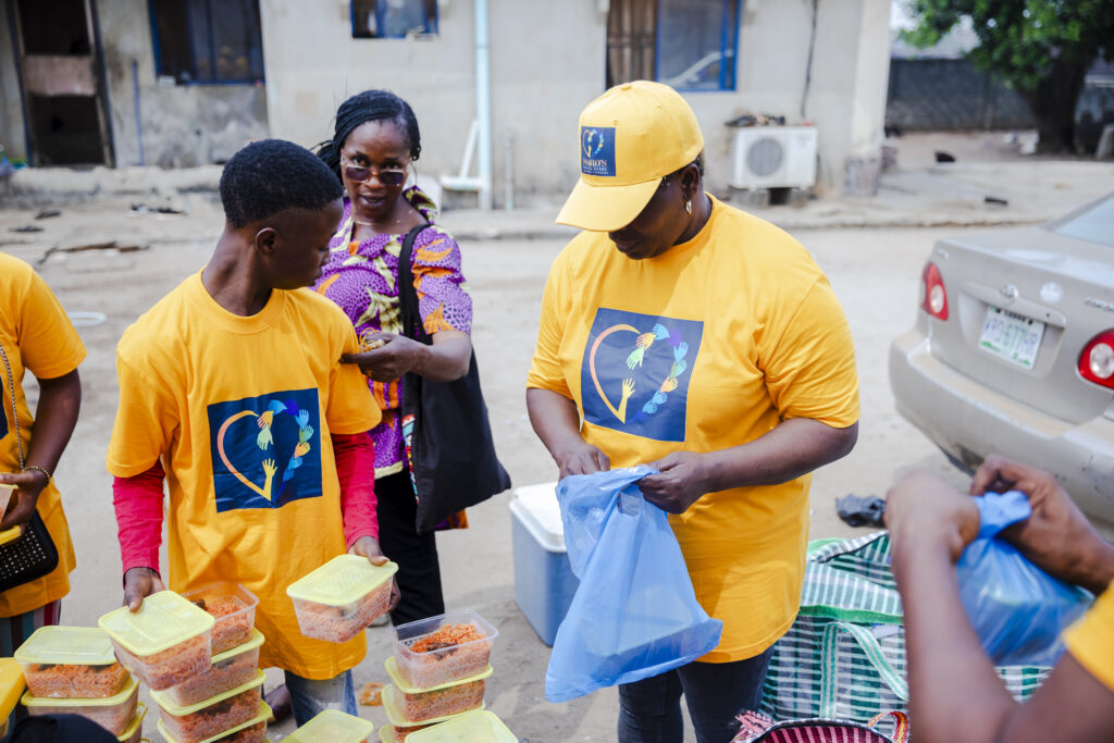 Osaro’s Helping Hand Foundation food distribution