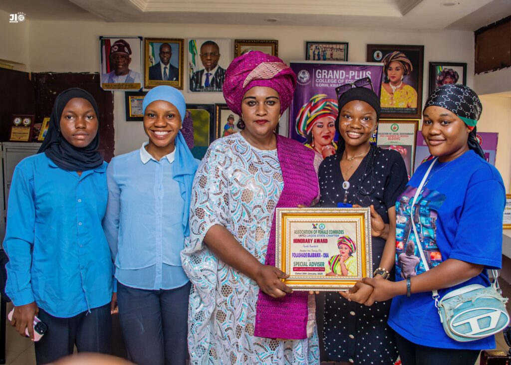 AFC Honors Aarebirin Olabanji-Oba, Endorses Her Political Ambition