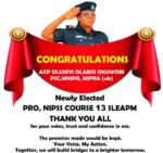 SLEAPM: ACP Olabisi Okuwobi Elected Course 13 PRO