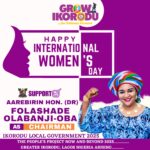 Princess Folashade Olabanji-Oba Celebrating International Women's Day