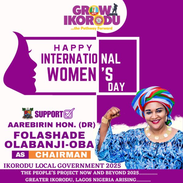 Princess Folashade Olabanji-Oba Celebrating International Women's Day