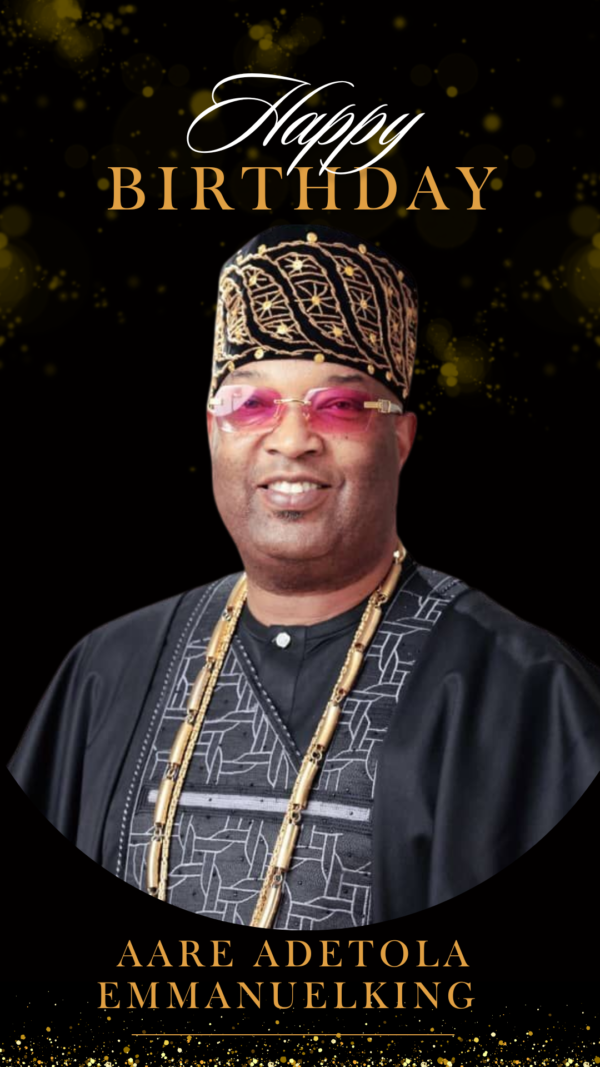 Aare Adetola Emmanuelking Turns 50, Chooses Impact Over Extravagance