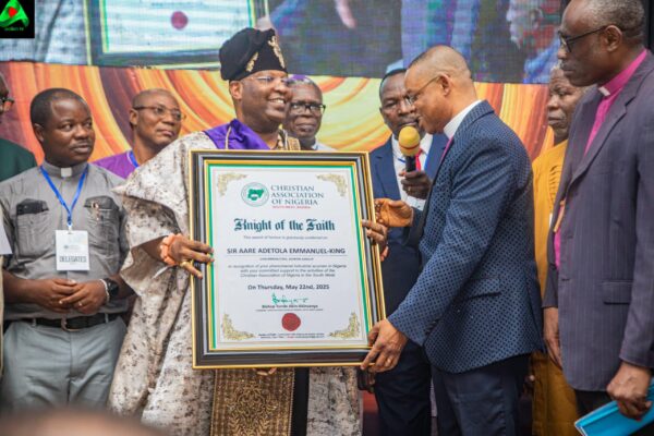 Aare Emmanuelking Honoured as First-Ever Knight of Faith