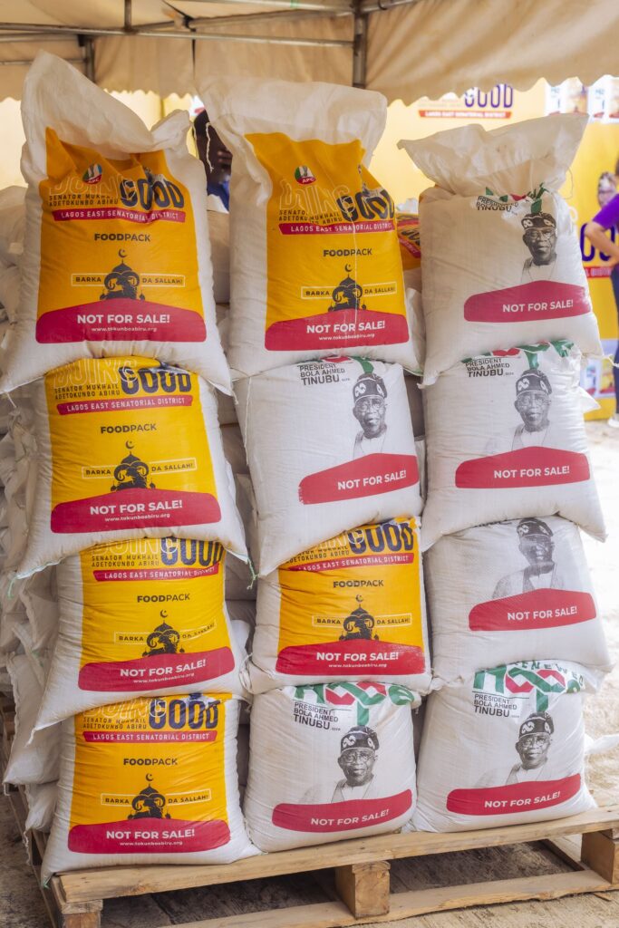 Eid-el-Kabir: Senator Tokunbo Abiru Gifts Food Package