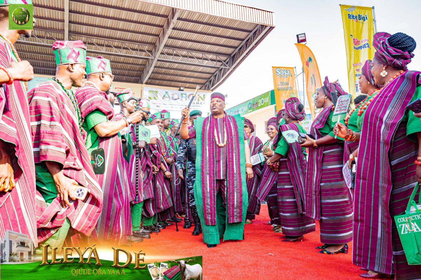 House of Adron Lights Up Ojude Oba Festival in Grand Style, Pays Homage to the Awujale of Ijebuland