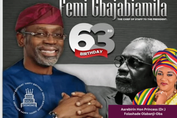 Princess Folashade Hails Gbaja at 63