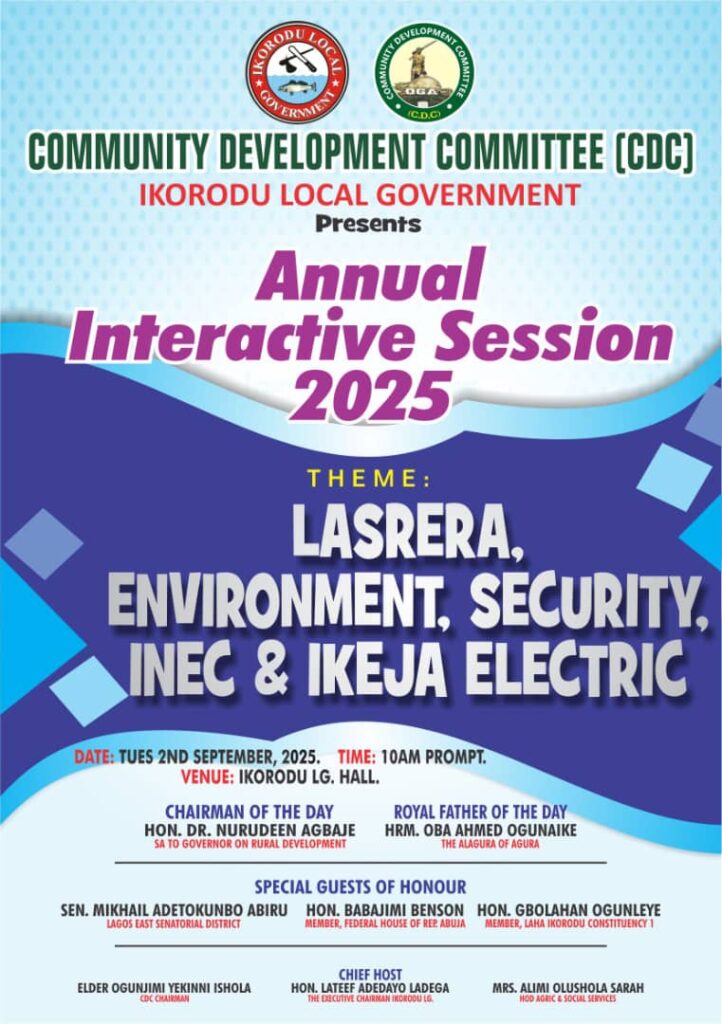 2025 Ikorodu Community Development Committee (CDC) interactive session