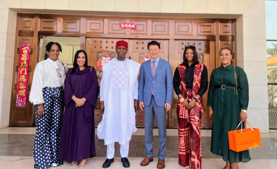 MNS Travel & Tours, Senator Ned Nwoko and the Chinese Ambassador Advance People-Centered Cooperation