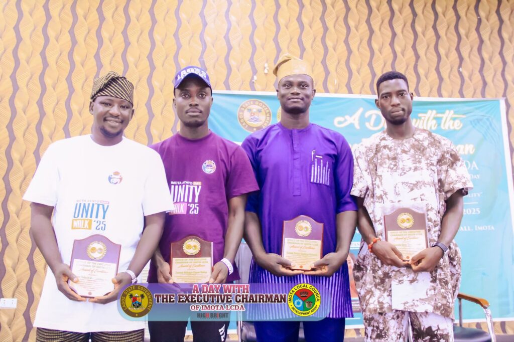 Imota LCDA Boss Award Youth Advocates on National Youth Day