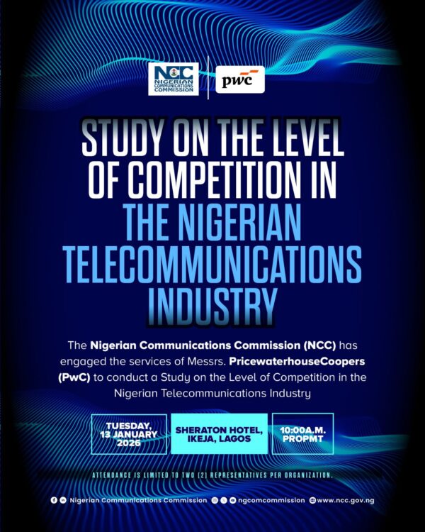 NCC: Study on the competition level in Nigerian Telecommunications Industry