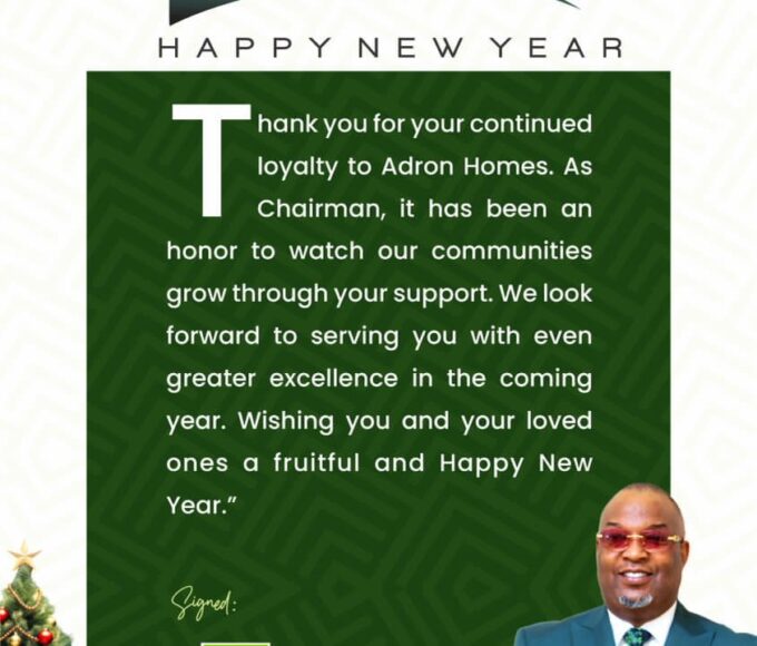 2026: Adron Homes Appreciates Global Clients, Reaffirms Affordable Housing Drive