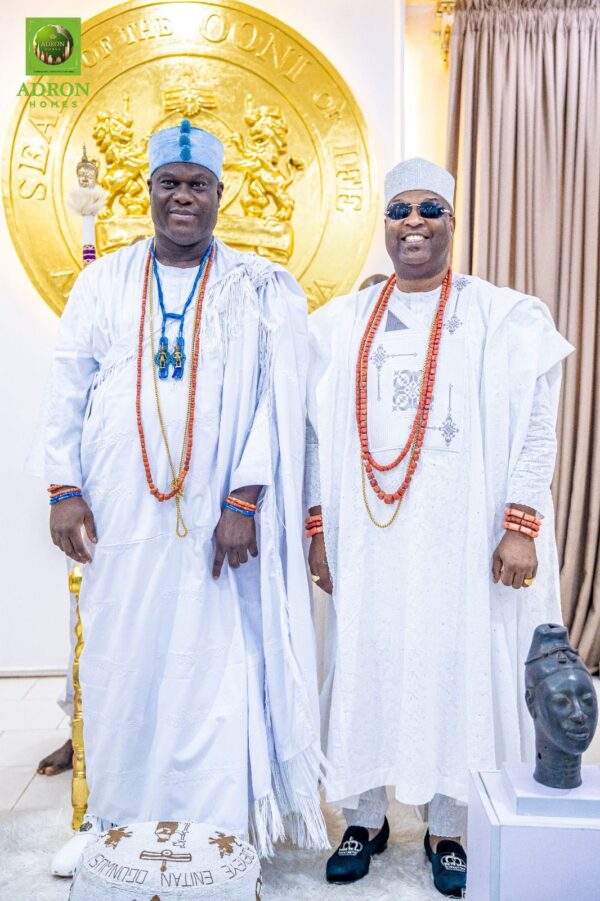 Ooni of Ife, Adron Homes CEO, Aare Adetola EmmanuelKing