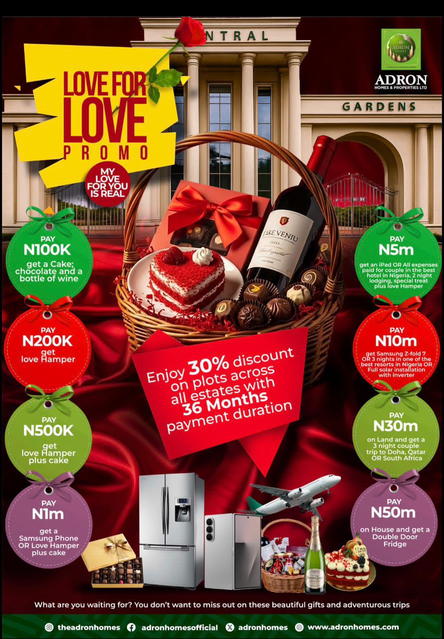 Valentine Adron Homes Love for Love
