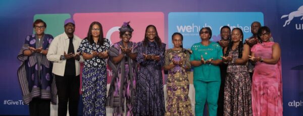 L-R: Chief Talent Officer, Union Bank of Nigeria, Omayuli Wale-Ajayi; Head, Corporate Banking, Union Bank of Nigeria, Ali Kadiri; Head, Retail and SME Business, Union Bank of Nigeria, Vivian Imoh-Ita; Founder/Executive Director, Deaf International Foundation, Funmilola Ogunro; MD/CEO, Union Bank of Nigeria, Yetunde Oni; SouthWest Coordinator, Nigeria Association of the Blind, Adenike Olorundare; Women Leader, Lagos Chapter, Nigeria Association of the Blind, Olubukola Salako; Executive Director, Corporate Bank & Business Banking Lagos & West, Union Bank of Nigeria, Taiwo Shote; Chief Brand and Marketing Officer, Union Bank of Nigeria, Olufunmilola Aluko; Regional Executive, Business Banking SouthWest and Lagos, Union Bank of Nigeria, Emmanuel Aihevba, and Lead Innovation, Events and Platform Management, Union Bank of Nigeria, Chiamaka Moses during the Bank’s commemoration of International Women’s Day 2026 at the Stable, Surulere, Lagos recently.
