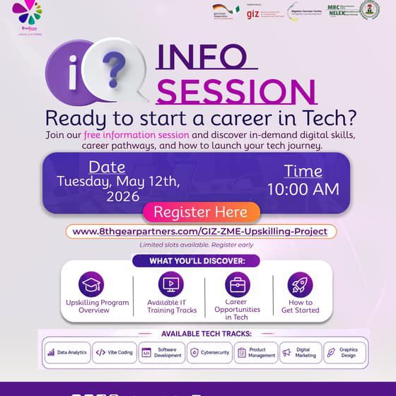 8thGear, MRC, GIZ Partnered to equip youths with digital skills in Ikorodu