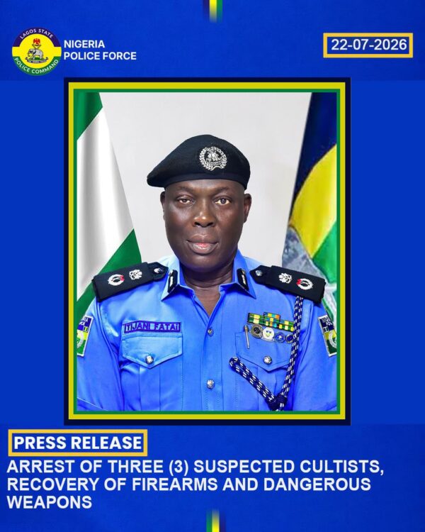 CP Tijani Fatai announce the arrest of 3 suspects