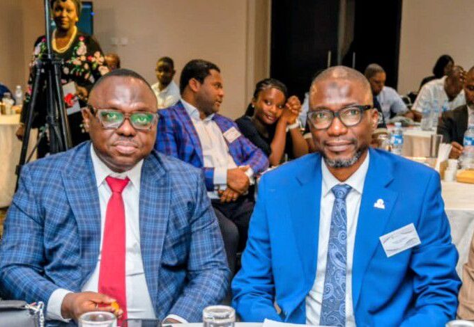 L - R: Past President, IFMA Nigeria Chapter, Miss Iyabo Aboaba; President, IFMA Nigeria Chapter, Engr. Sheriff Daramola; Honourable Commissioner for Energy & Mineral Resources, Lagos State, Mr. Biodun Ogunleye and CEO, Venco, Mr. Chude Osiegbu at the IFMA Nigeria Chapter Maiden Corporate Membership Event 2026.