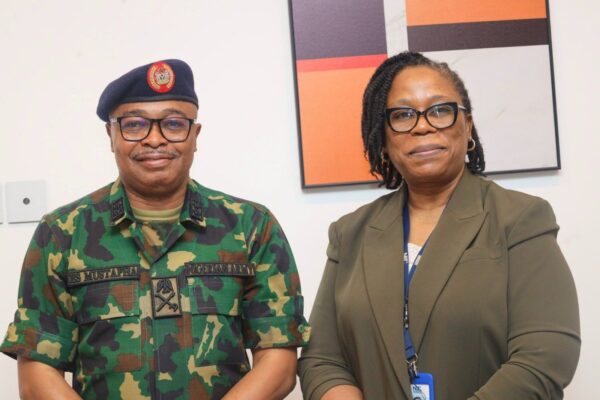 Major Gen. E. S Mustapha, Mrs. Nkiru L. Ebenmelu