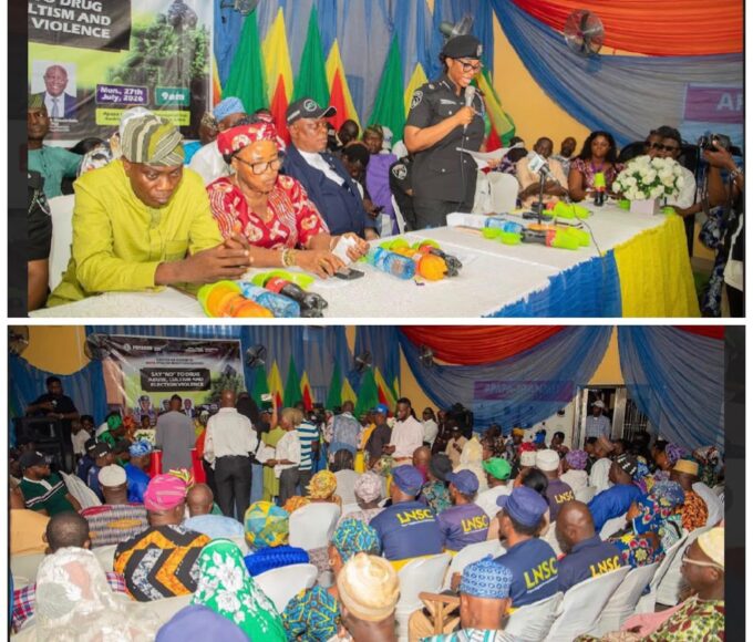 Security Stakeholders Enlightening community in effects of illicit drugs