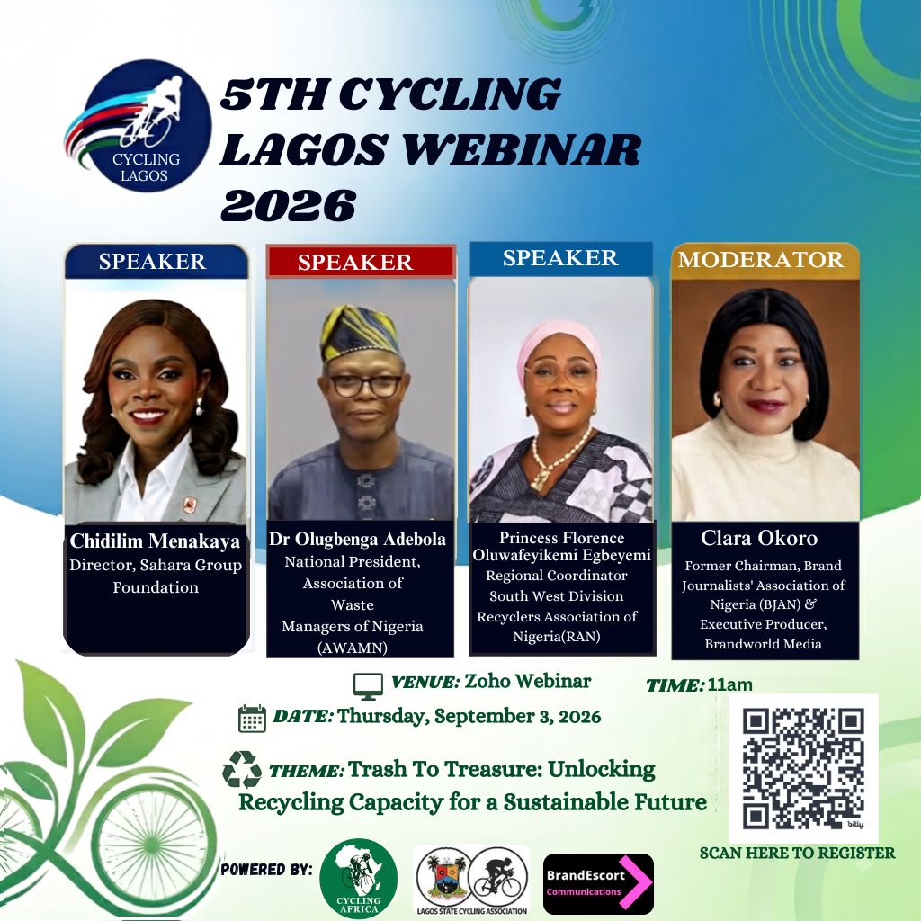 Cycling: Lagos to Hosts 5th Lagos Webinar, Sportsmanship Spirit