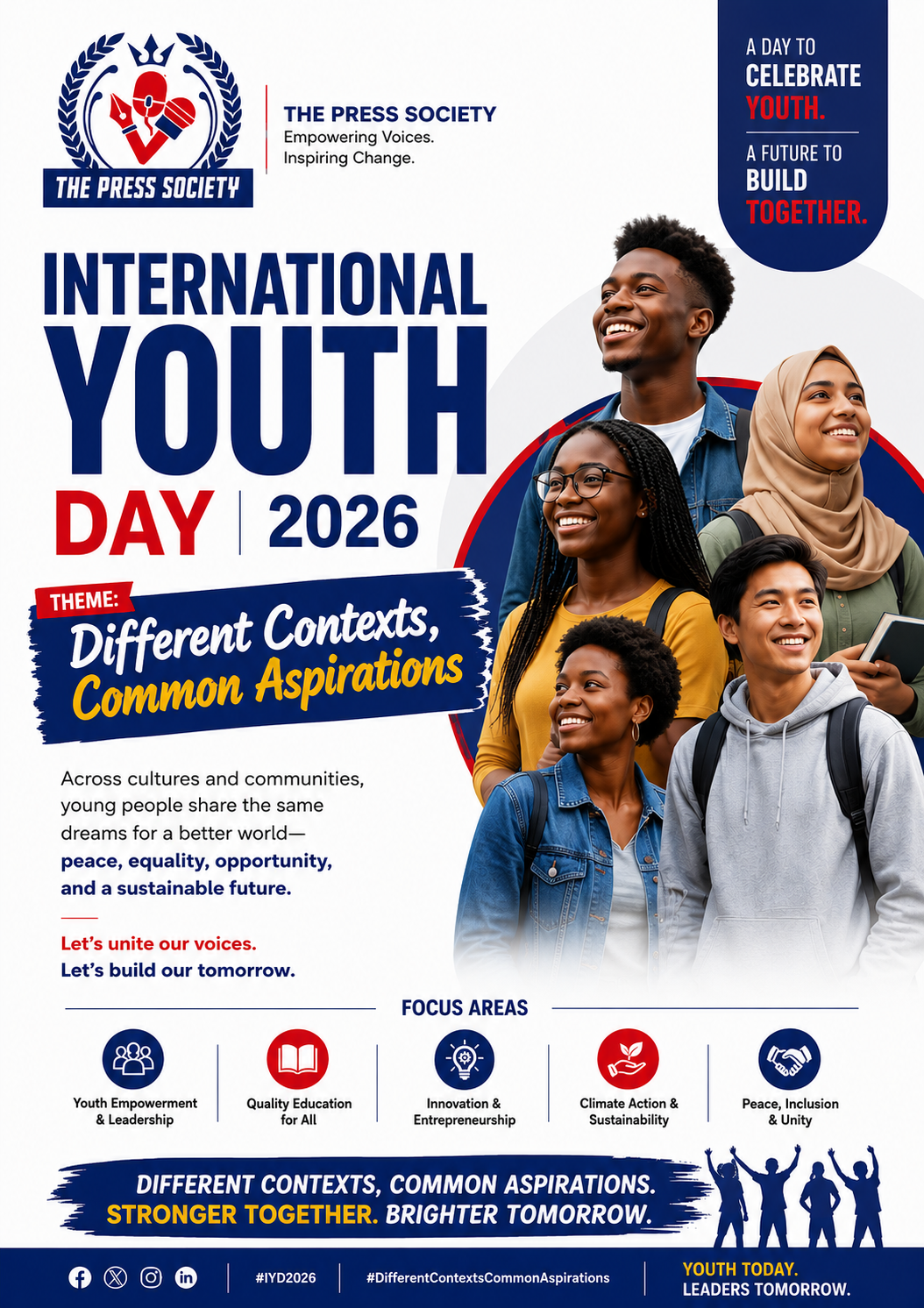 The Press Society Charged Nigerian Youths to Transform Aspirations to Actions