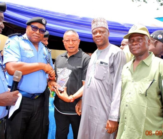 Otunba Taofeek Abefe Bello honored by Kwara Police