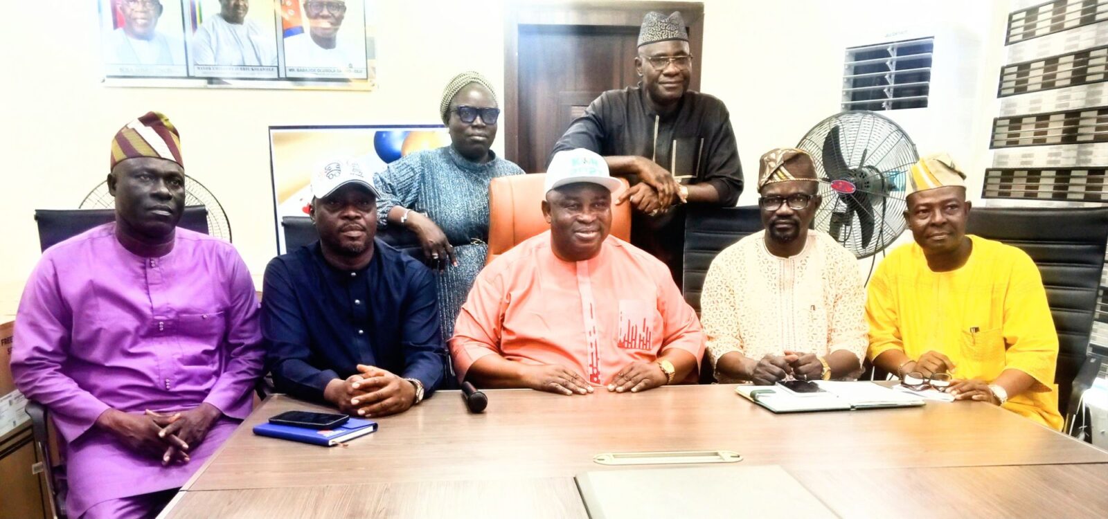 Mayor Jubril Kolawole Emilagba and Cabinet