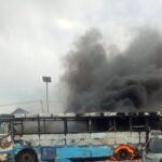 Okada Collision, BRT Bus Set Ablaze